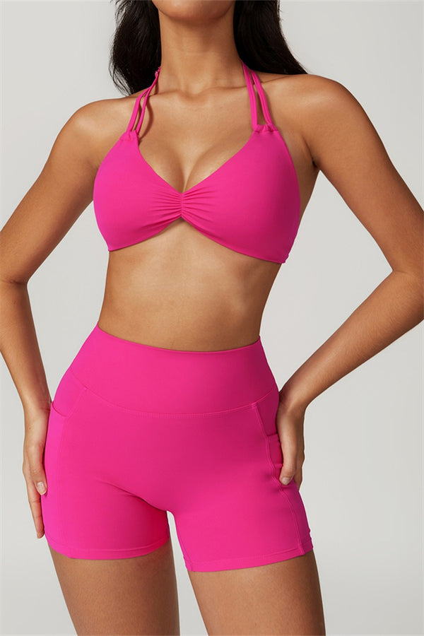 Amelia Sport Bra | Steel Grey