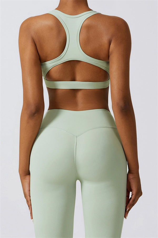 Noir Sport Bra | Aloë