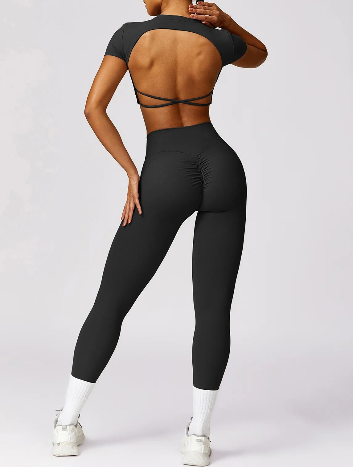 Lanna Crop Top | Soft Black