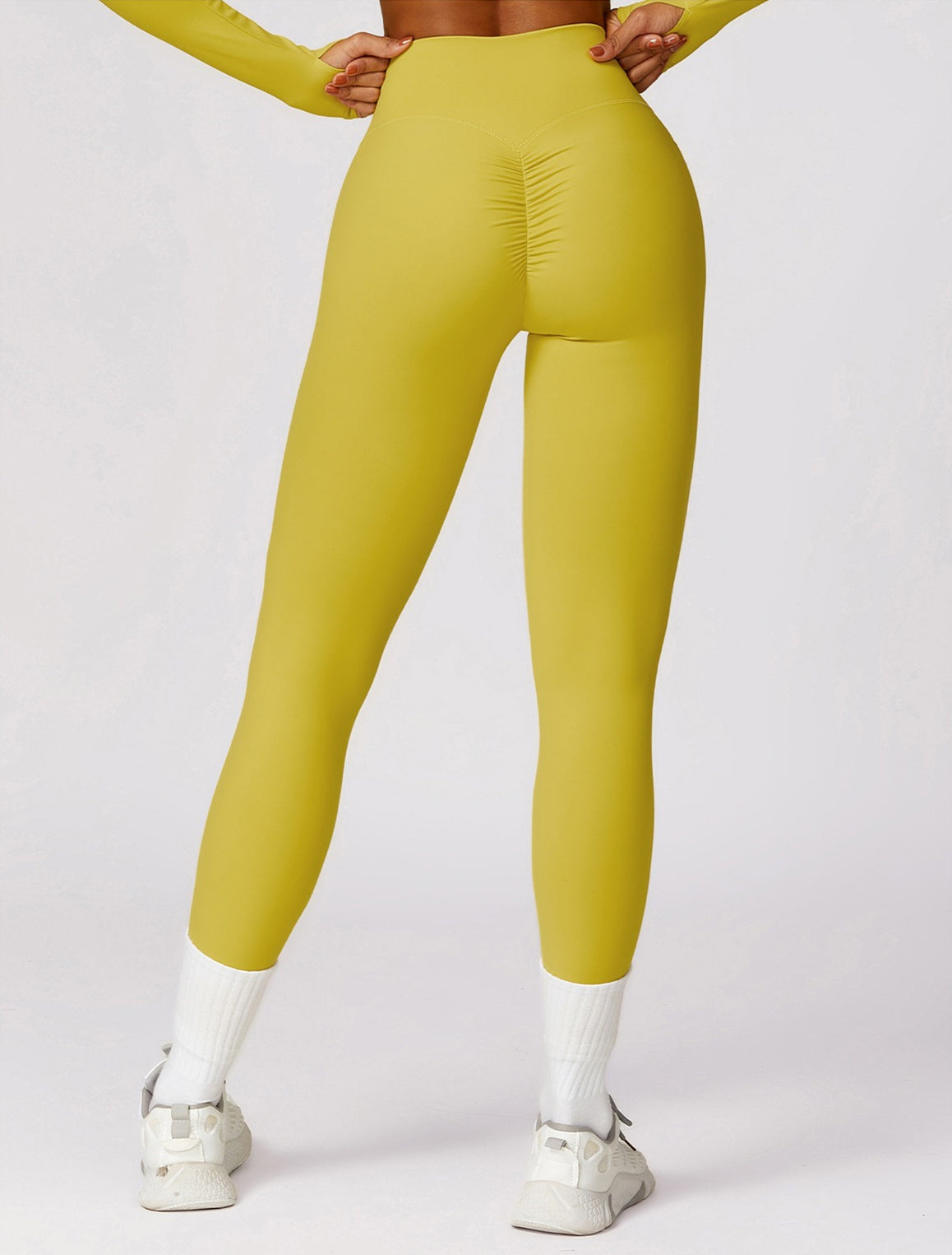 Skylar Legging with Scrunch | Steel Blue
