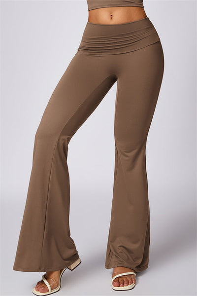 Farah Flared Legging zonder Scrunch | Soft Charcoal
