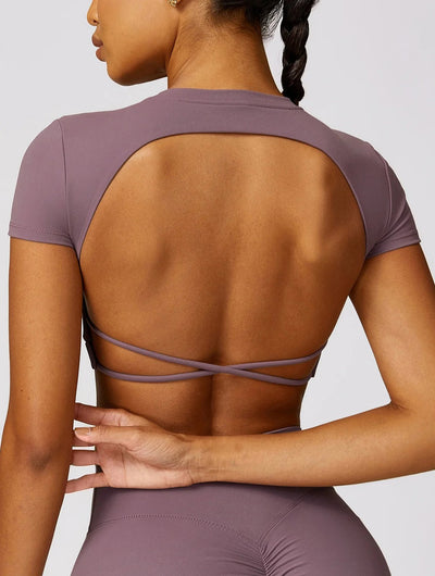 Lanna Crop Top | Soft Black