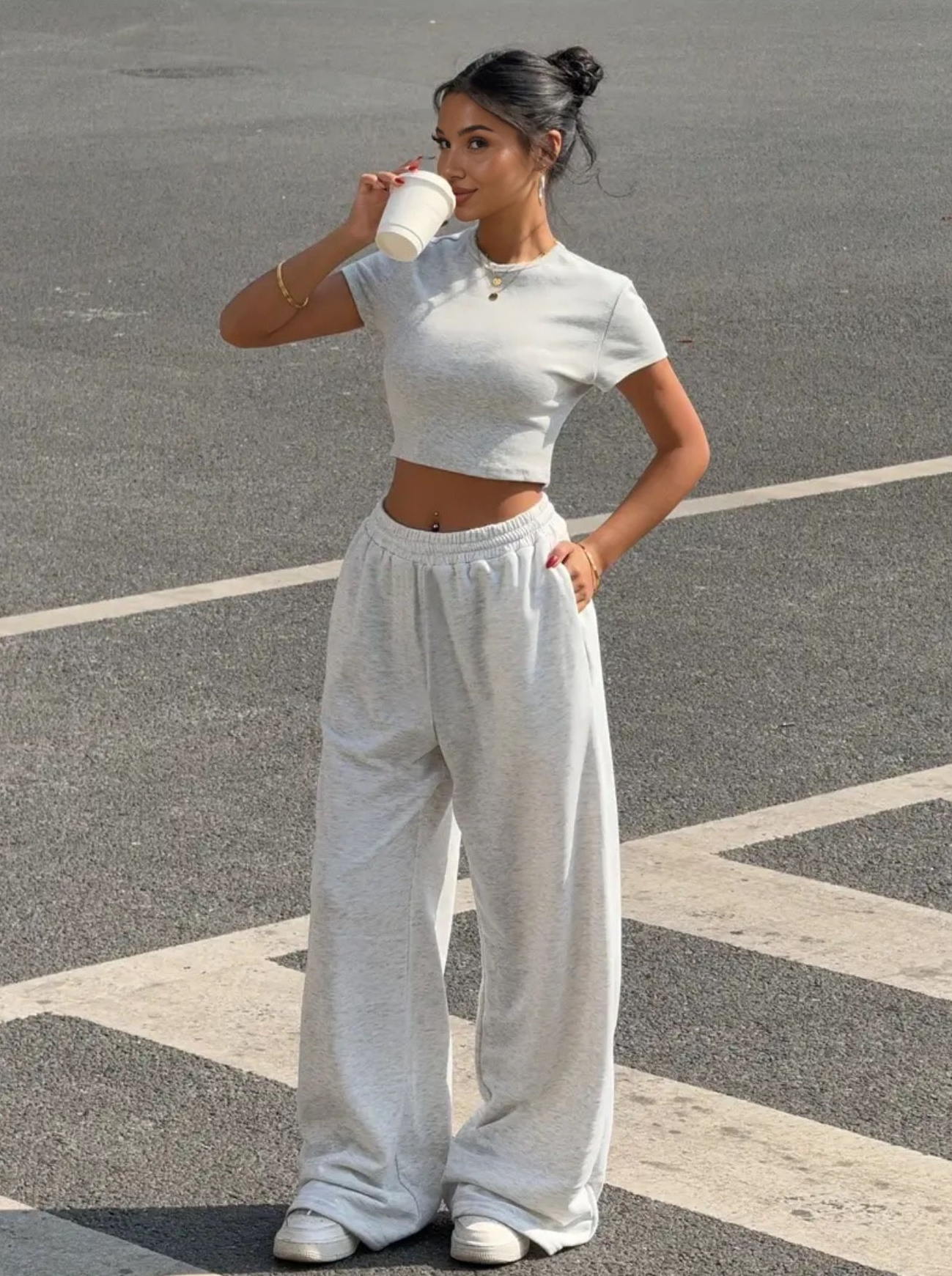 Aliyah Jogging Pants | Black